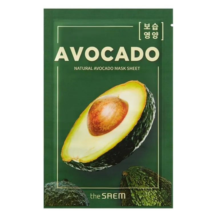 The Saem, Natural, maska w płachcie, awokado