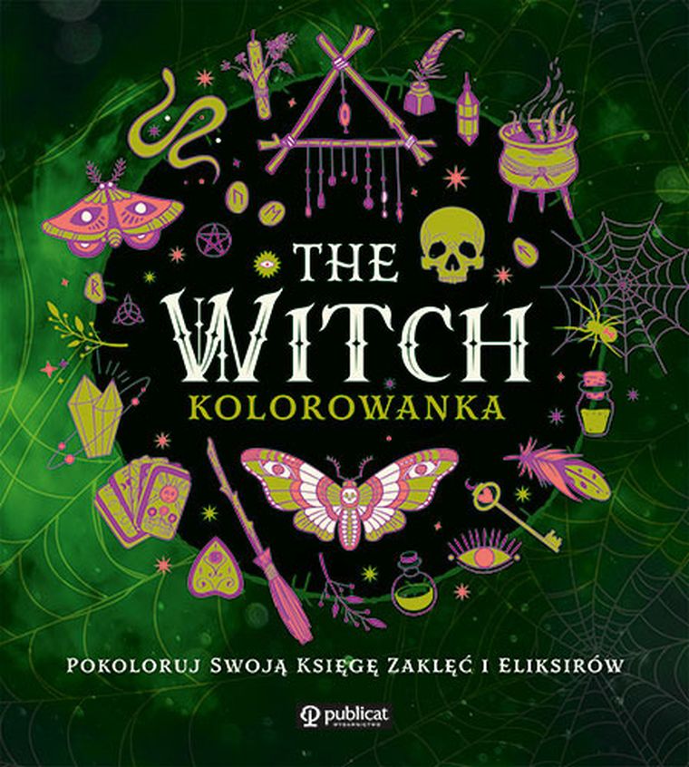 The Witch. Kolorowanka. Pokoloruj swoją księgę