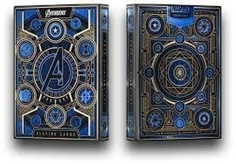 Theory11, The Avengers, karty do gry, niebieskie
