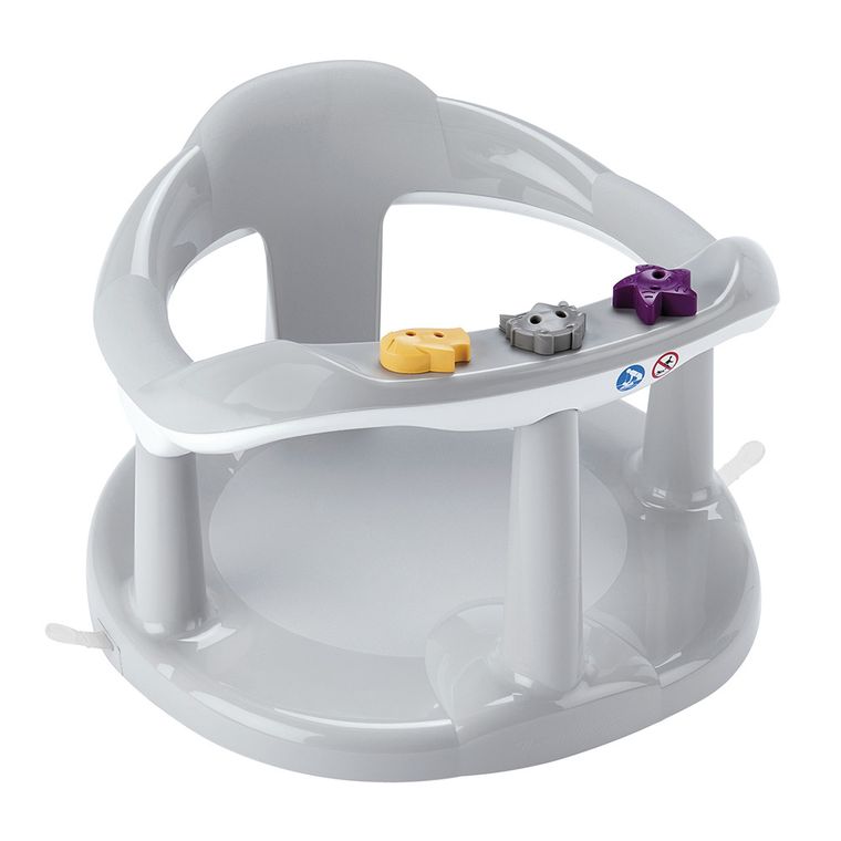 Thermobaby, krzesełko do kąpieli, szare