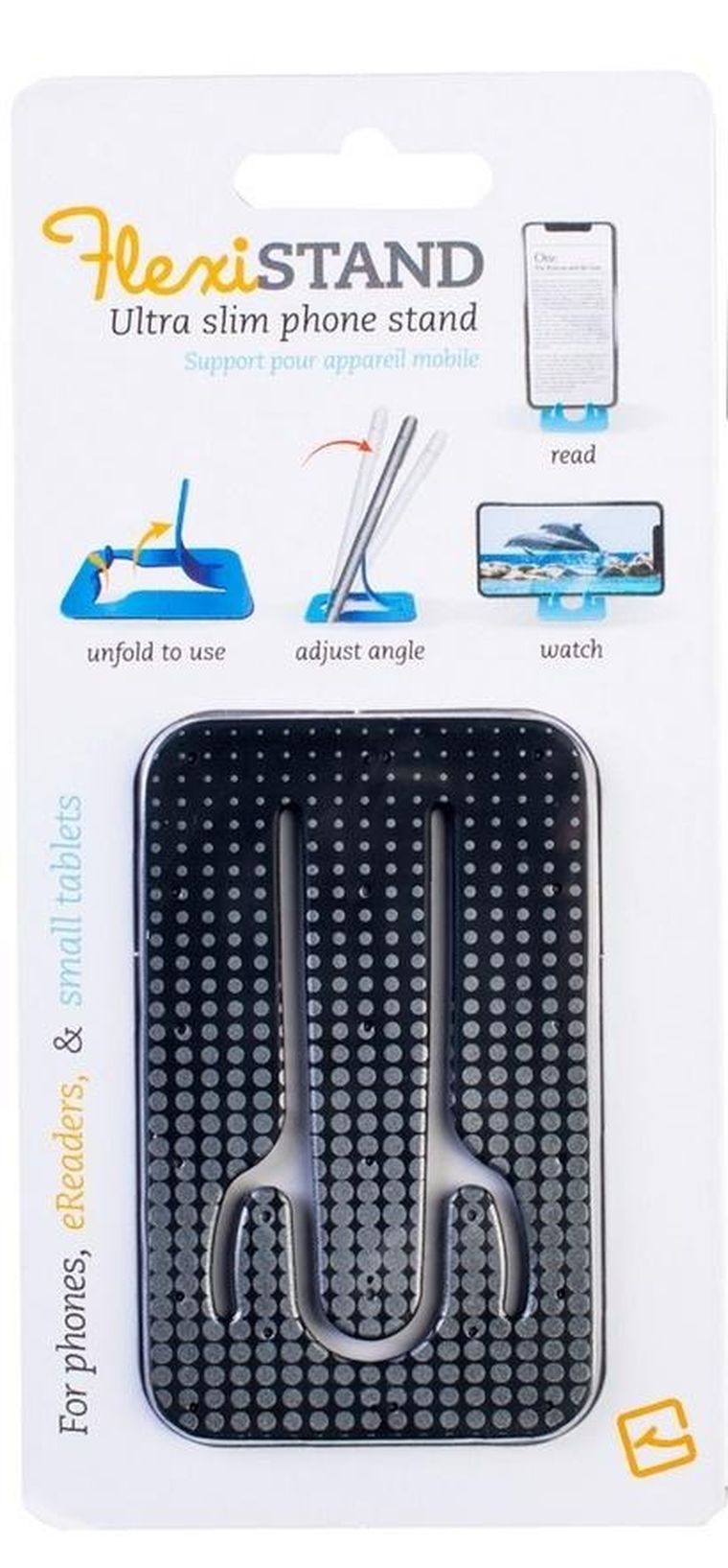 Thinking Gifts, FlexiStand, Silver Dots, podstawka pod telefon