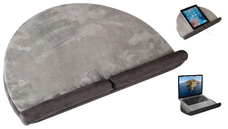 Thinking Gifts, Lapwedge Grey, podstawka pod laptopa, szara