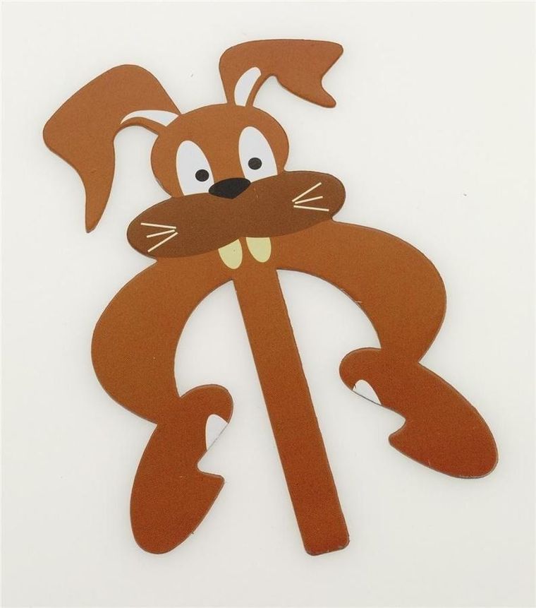 Thinking Gifts, metalowa zakładka do książki, królik