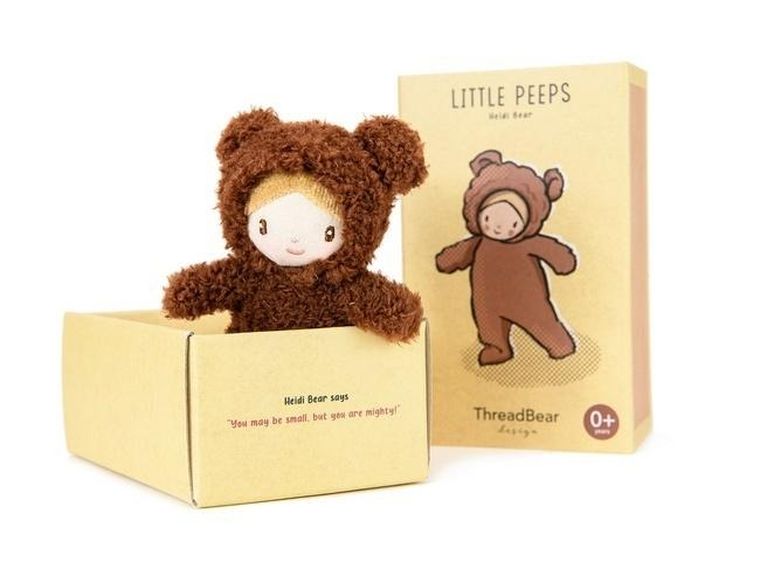 Threadbear Design, Heidi Miś, laleczka w pudełku