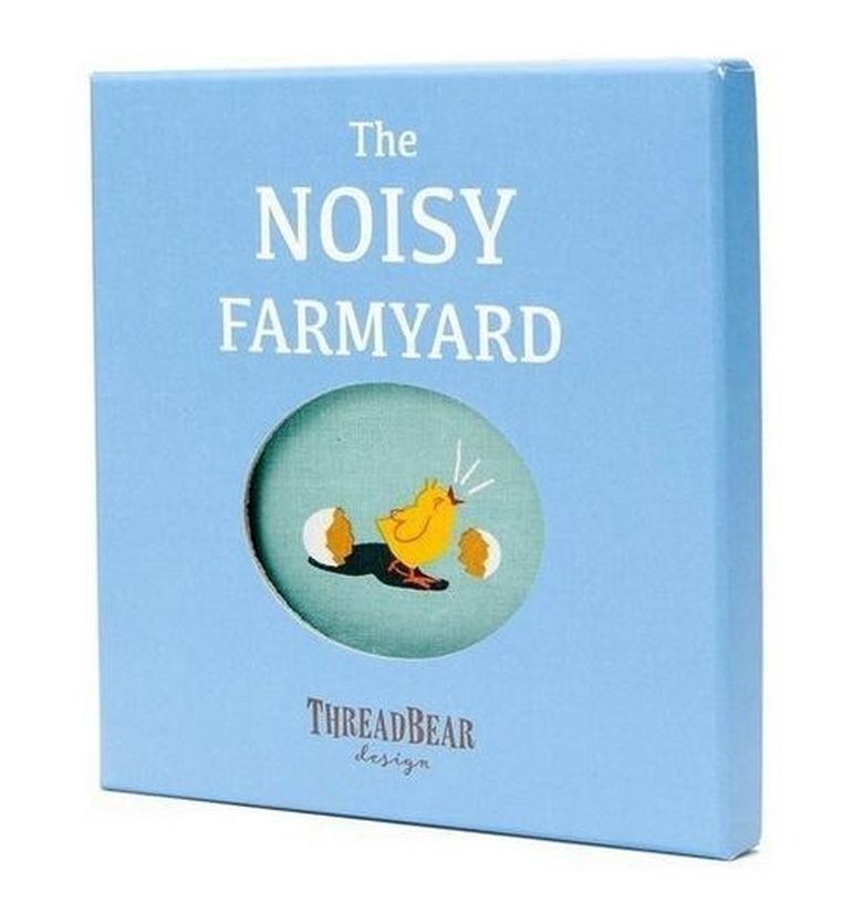 Threadbear Design, The Noisy Farmyard, miękka książeczka sensoryczna