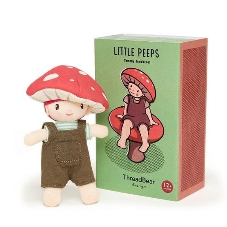 Threadbear Design, Tommy Muchomorek, laleczka w pudełku