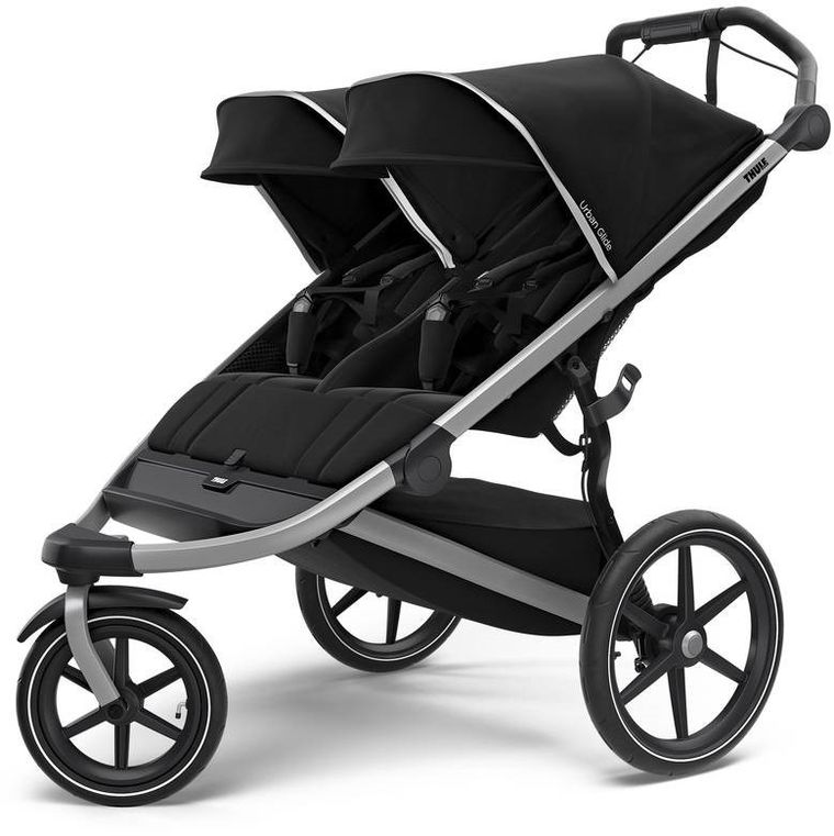 Thule, Urban Glide 2, Double, wózek podwójny do biegania, Jet Black