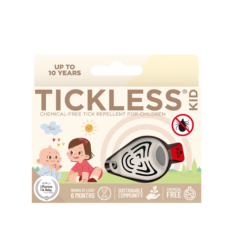 Tickless, Kid, ultradźwiękowa ochrona przed kleszczami, Beige