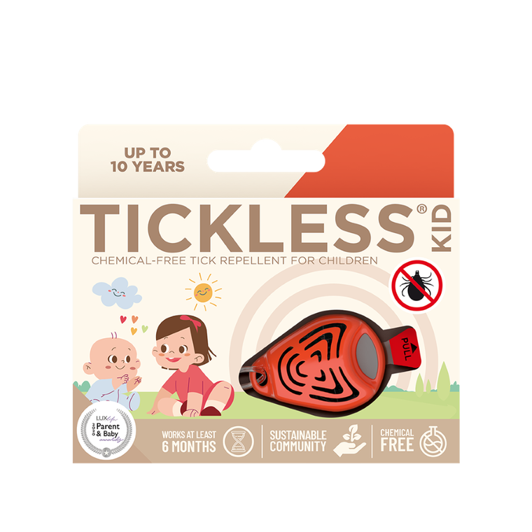 Tickless, Kid, ultradźwiękowa ochrona przed kleszczami, Orange