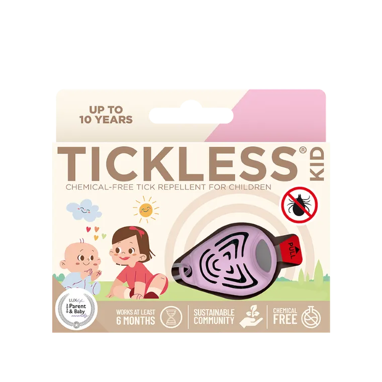 Tickless, Kid, ultradźwiękowa ochrona przed kleszczami, Pink