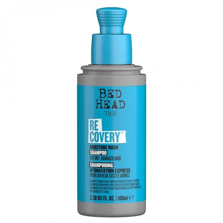 Tigi, Bed Head Recovery Moisture Rush Shampoo, nawilżający szampon do włosów suchych i zniszczonych, 100 ml
