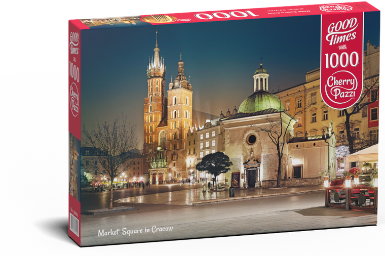 Timaro, Cherry Pazzi, Market Square in Cracow, puzzle, 1000 elementów