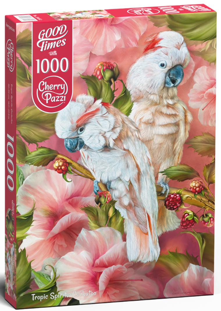Timaro, Cherry Pazzi Tropic Spirits-Cockatoo, puzzle, 1000 elementów