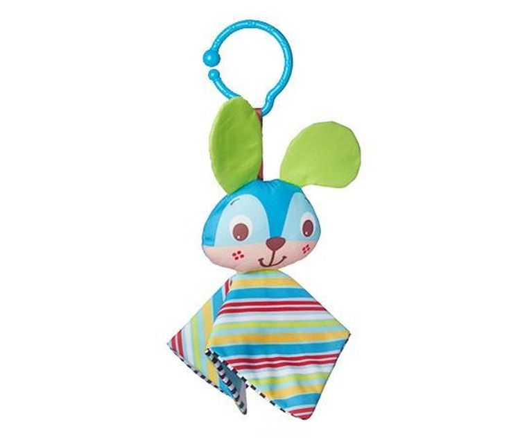 Tiny Love, Tiny Smarts, Króliczek, szeleszcząca książeczka z zawieszką