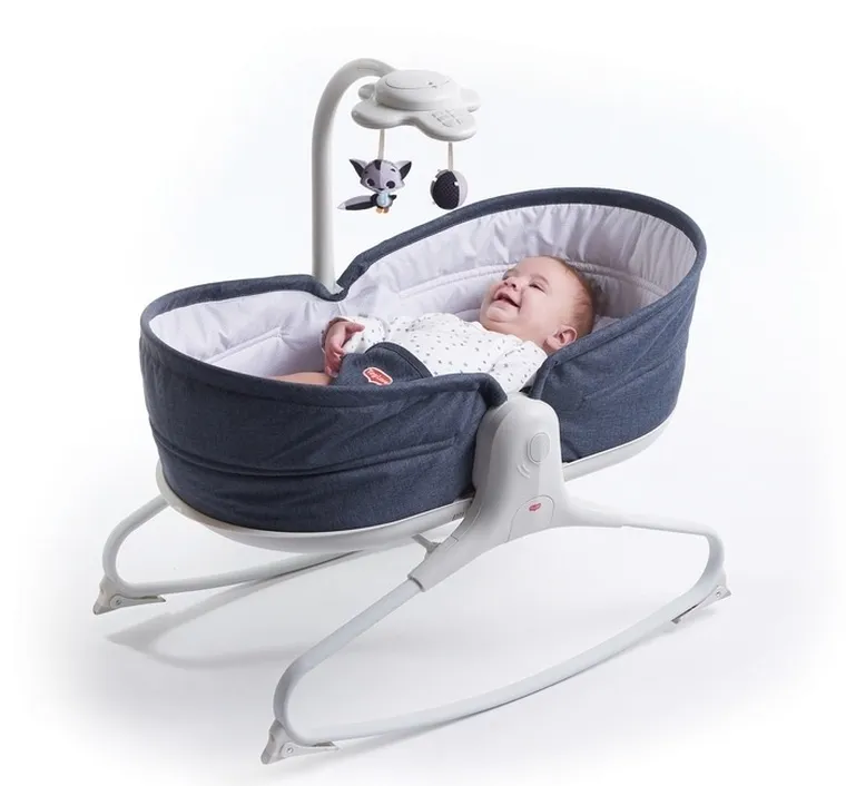 Tiny Love, wielofunkcyjny leżaczek-bujaczek z funkcją krzesełka, 3w1, granatowy