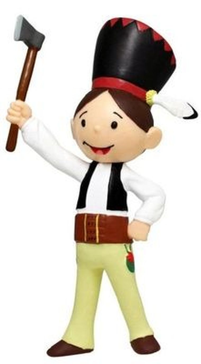 Tisso-Toys, Bolek i Lolek, figurka Bolek góral