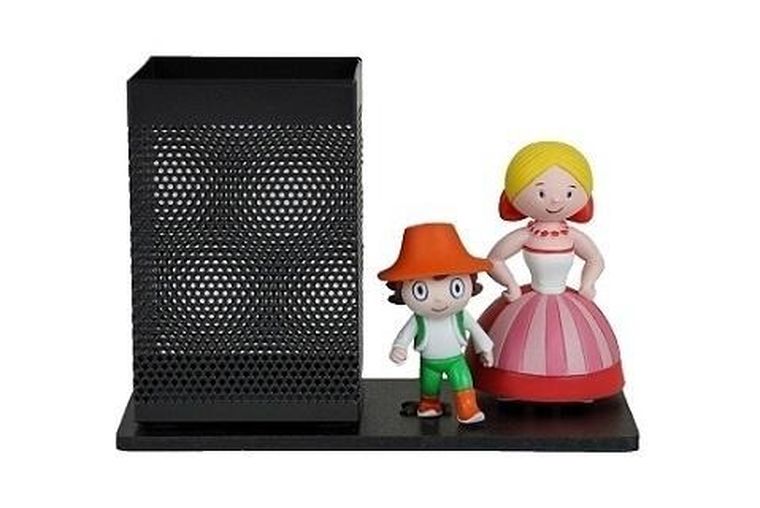 Tisso Toys, pojemnik na przybory szkolne z figurkami, Hanka i Cypisek