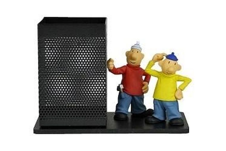 Tisso Toys, pojemnik na przybory szkolne z figurkami, Pat i Mat