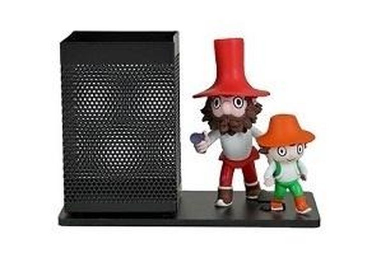 Tisso Toys, pojemnik na przybory szkolne z figurkami, Rumcajs i Cypisek