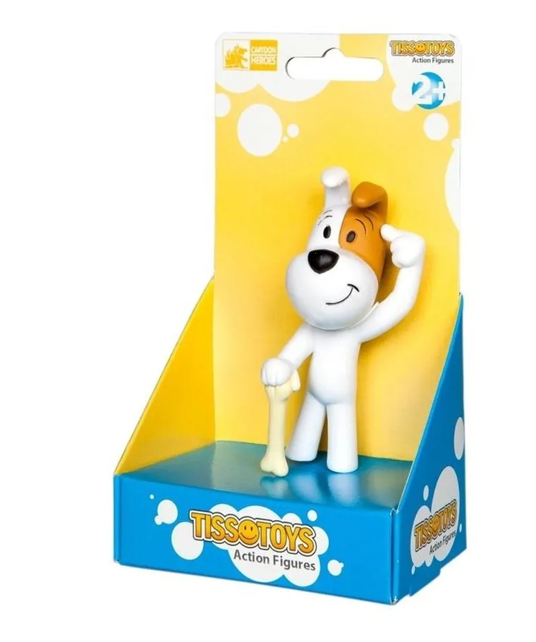 Tisso Toys, Reksio, figurka z kością, 9 cm