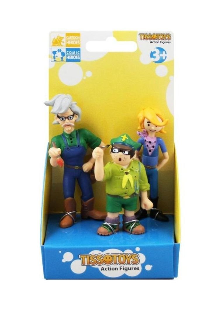 Tisso Toys, Tytus, Romek i A'Tomek, Romek, A'Tomek i Papcio, figurki, 3 szt.