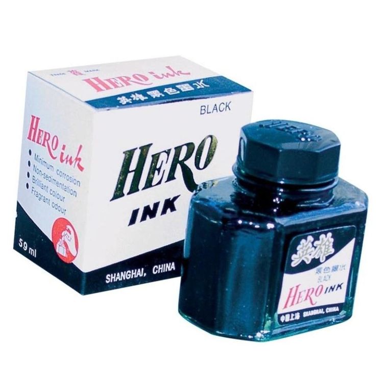 Titanum, atrament Hero, 50 ml, czarny