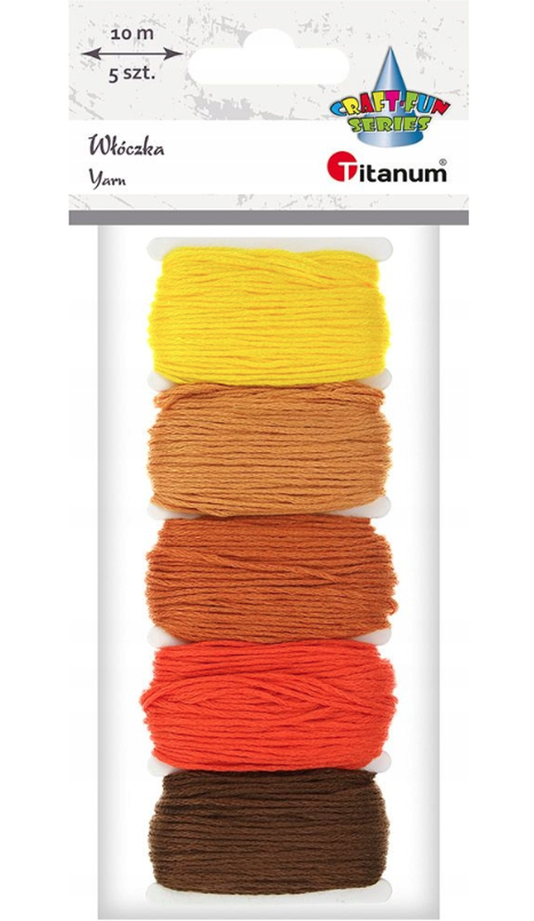 Titanum, Craft-Fun, mulina dekoracyjna, brązowa. 5-10 m