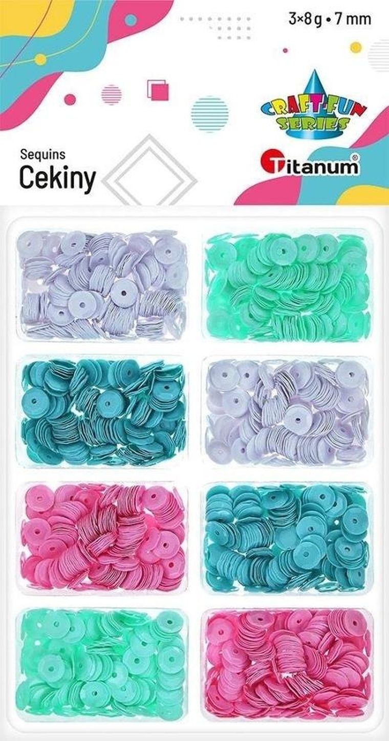 Titanum, Craft-fun Series, cekiny, 3-8g
