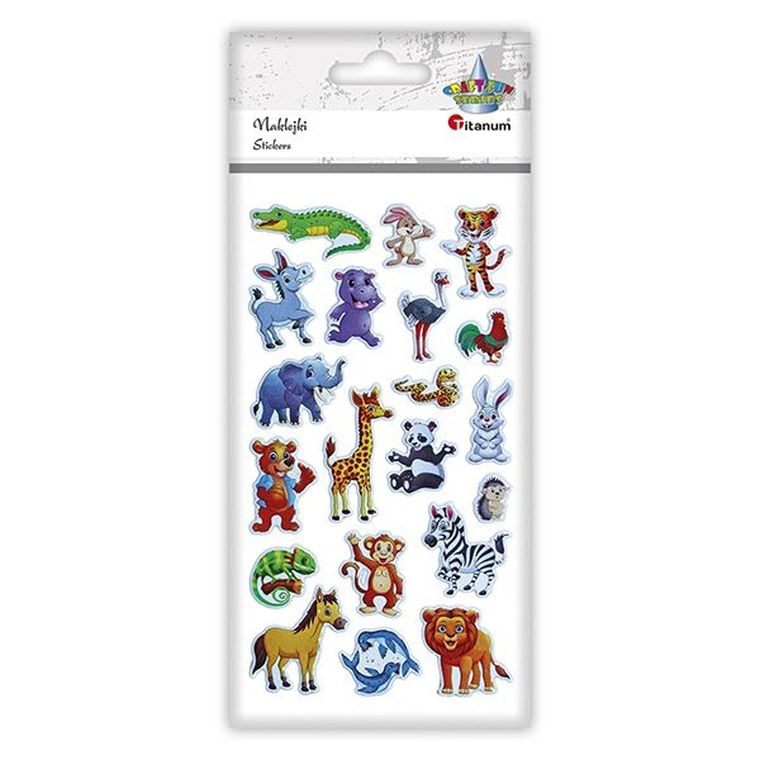 Titanum, Craft-fun Series, naklejki wypukłe, zwierzęta