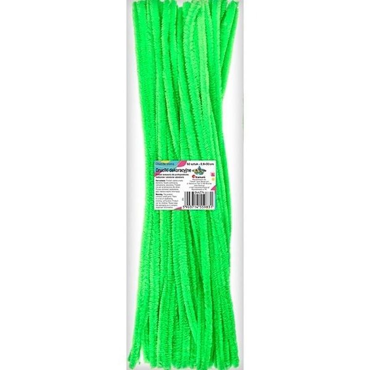 Titanum, druciki dekoracyjne, 0,6-30 cm, jasnozielone, 50 szt.