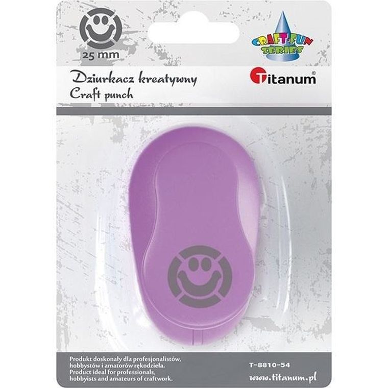 Titanum, dziurkacz, buźka, 25 mm