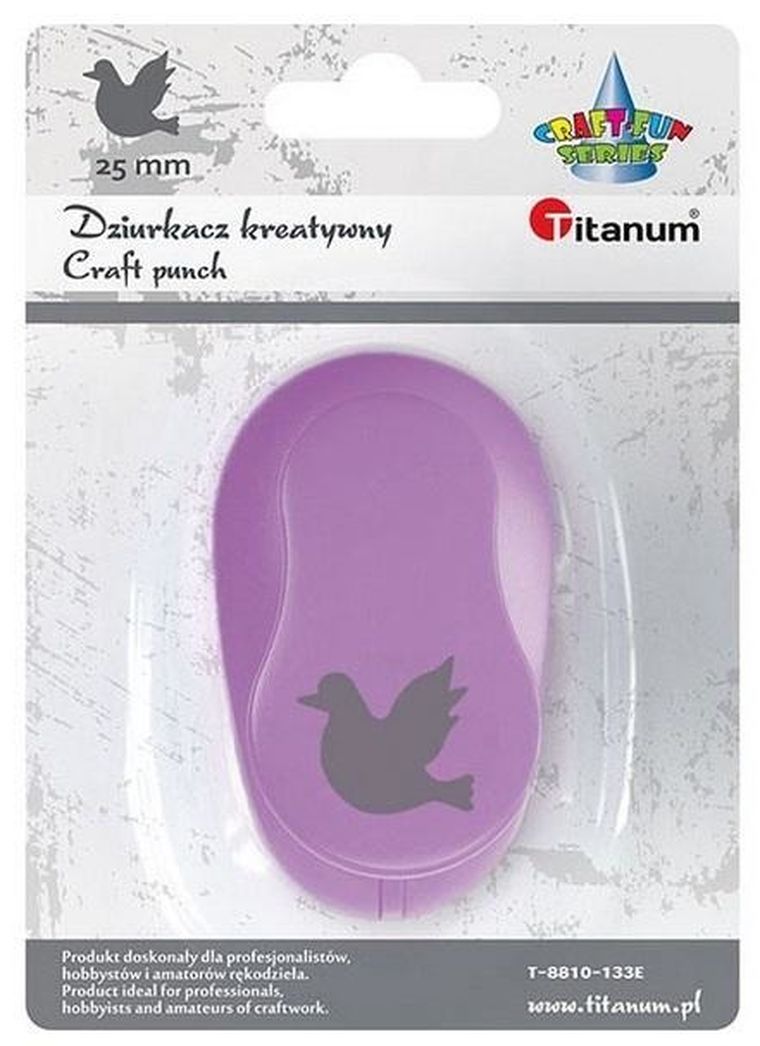 Titanum, dziurkacz, gołąb, 25 mm