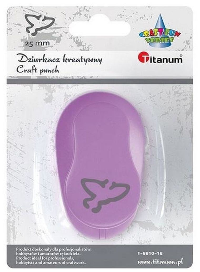 Titanum, dziurkacz, gołąb, obrys, 25 mm