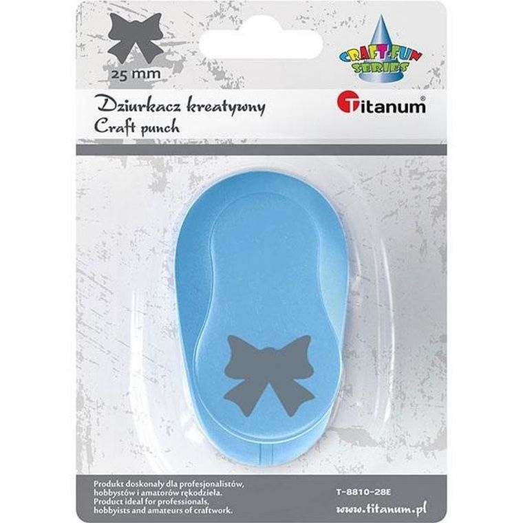 Titanum, dziurkacz, kokarda, 25 mm