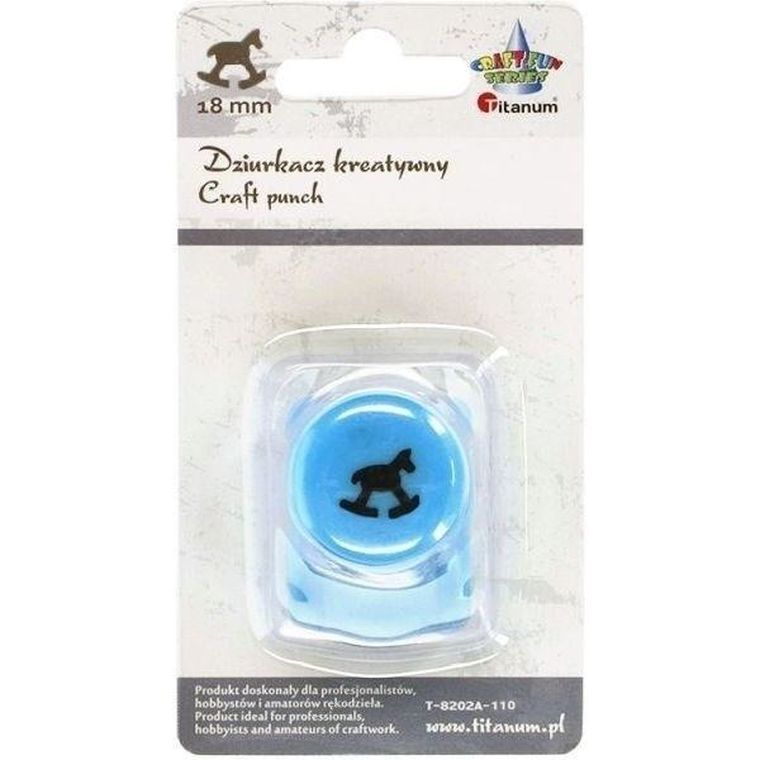 Titanum, dziurkacz, konik na biegunach, 18 mm