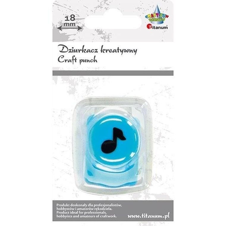 Titanum, dziurkacz, nuta, 18 mm