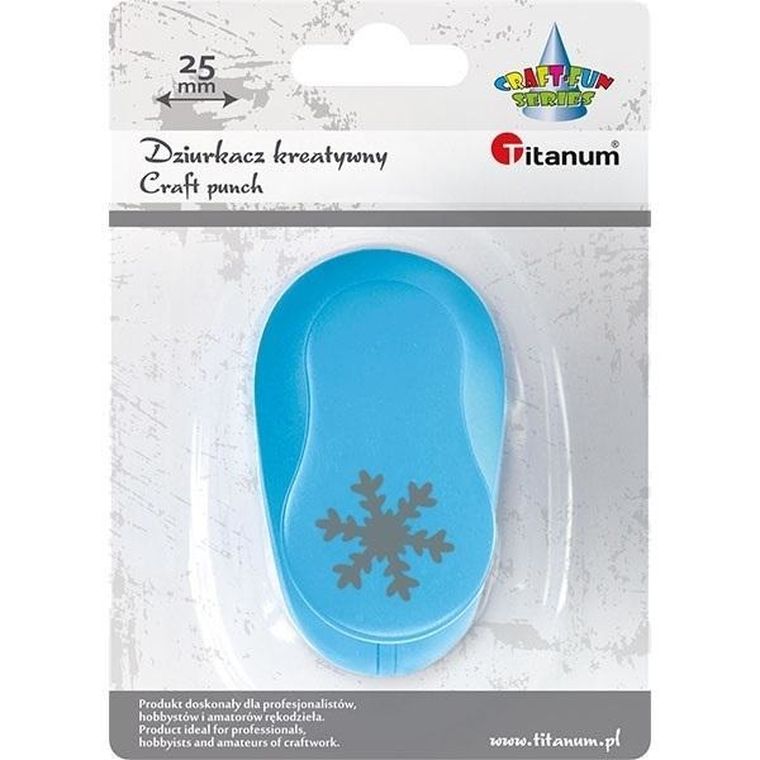 Titanum, dziurkacz, płatek, 25 mm