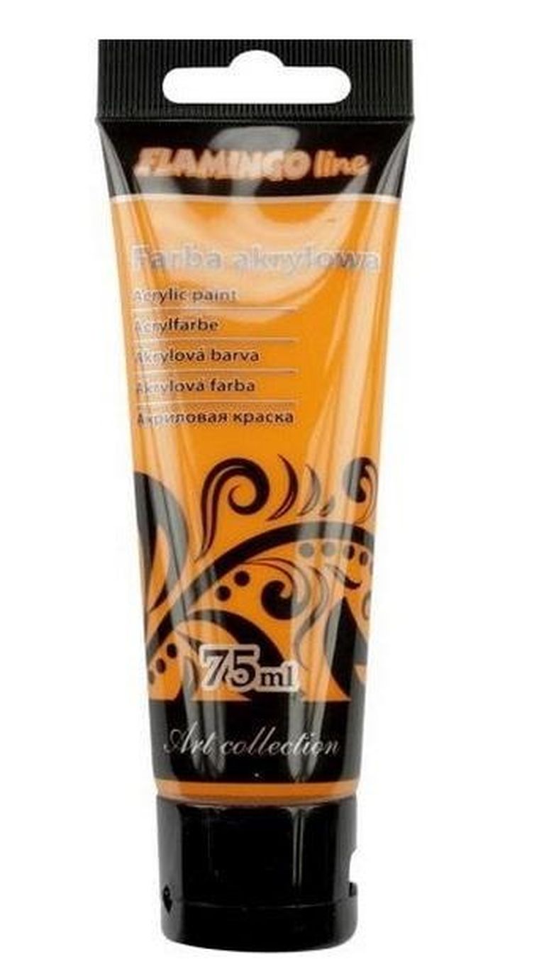 Titanum, farba akrylowa, 010 pomarańczowa, 75 ml