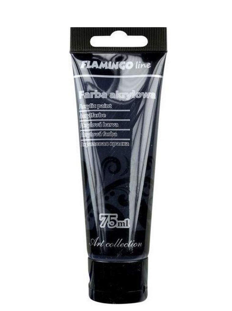 Titanum, farba akrylowa, 099 czarna, 75 ml