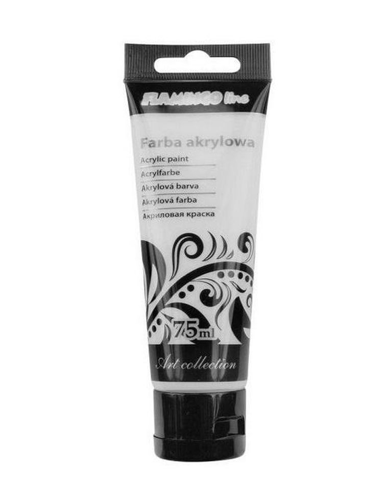 Titanum, farba akrylowa, nr 111, srebrna, 75 ml