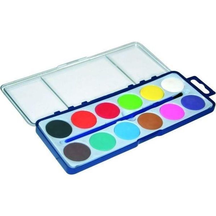 Titanum, farby akwarelowe, 12 kolorów