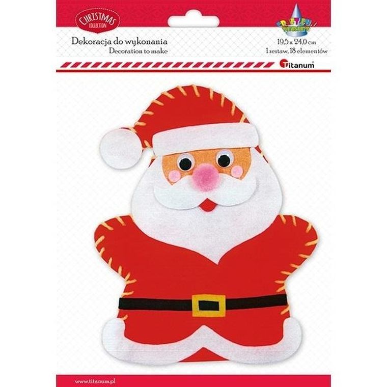 Titanum, filcowy Mikołaj do złożenia