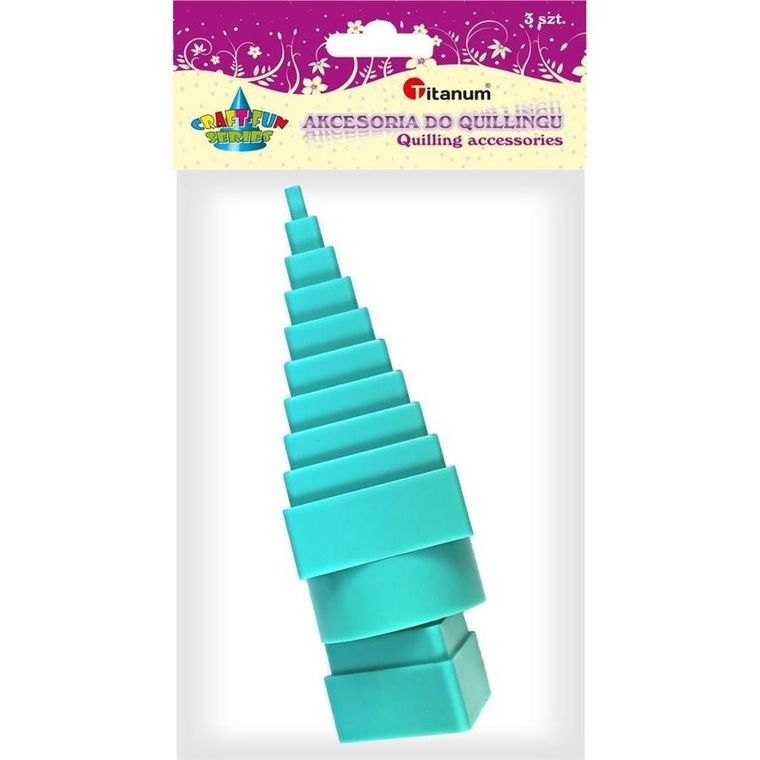 Titanum, foremki do quillingu, mix, 3 szt.