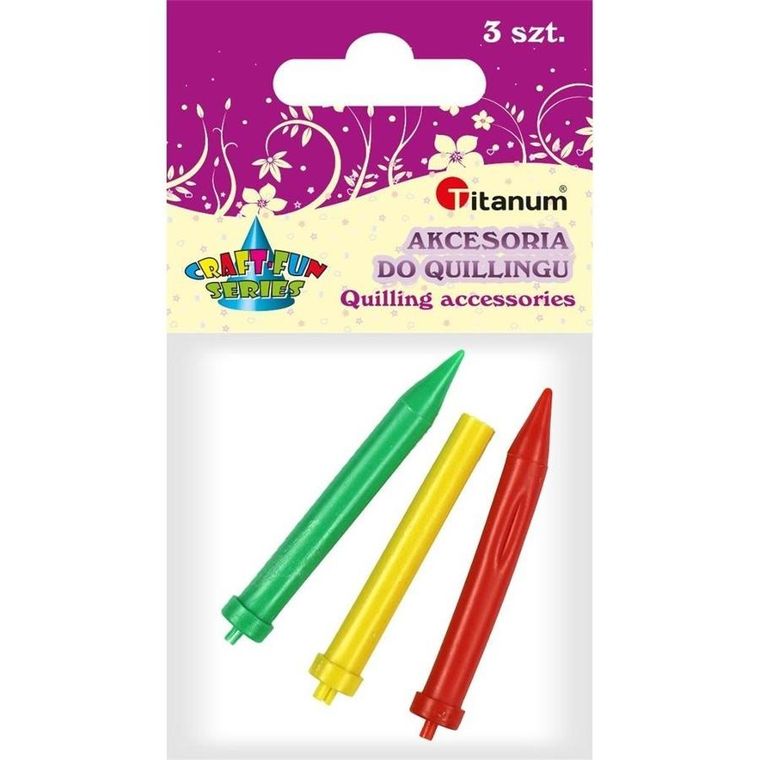 Titanum, igła do quillingu, mix, 3 szt.