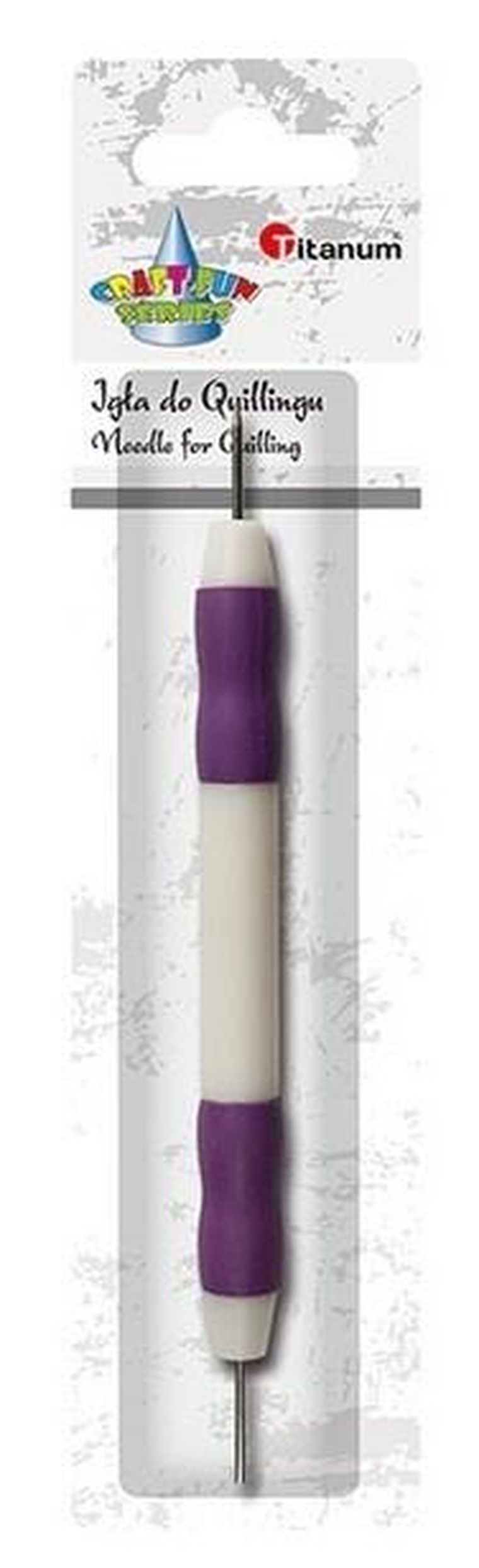 Titanum, igła do quillingu, podwójna plastikowa