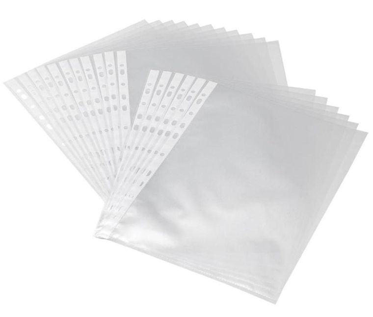 Titanum, koszulki A4 groszkowe, 100 szt.