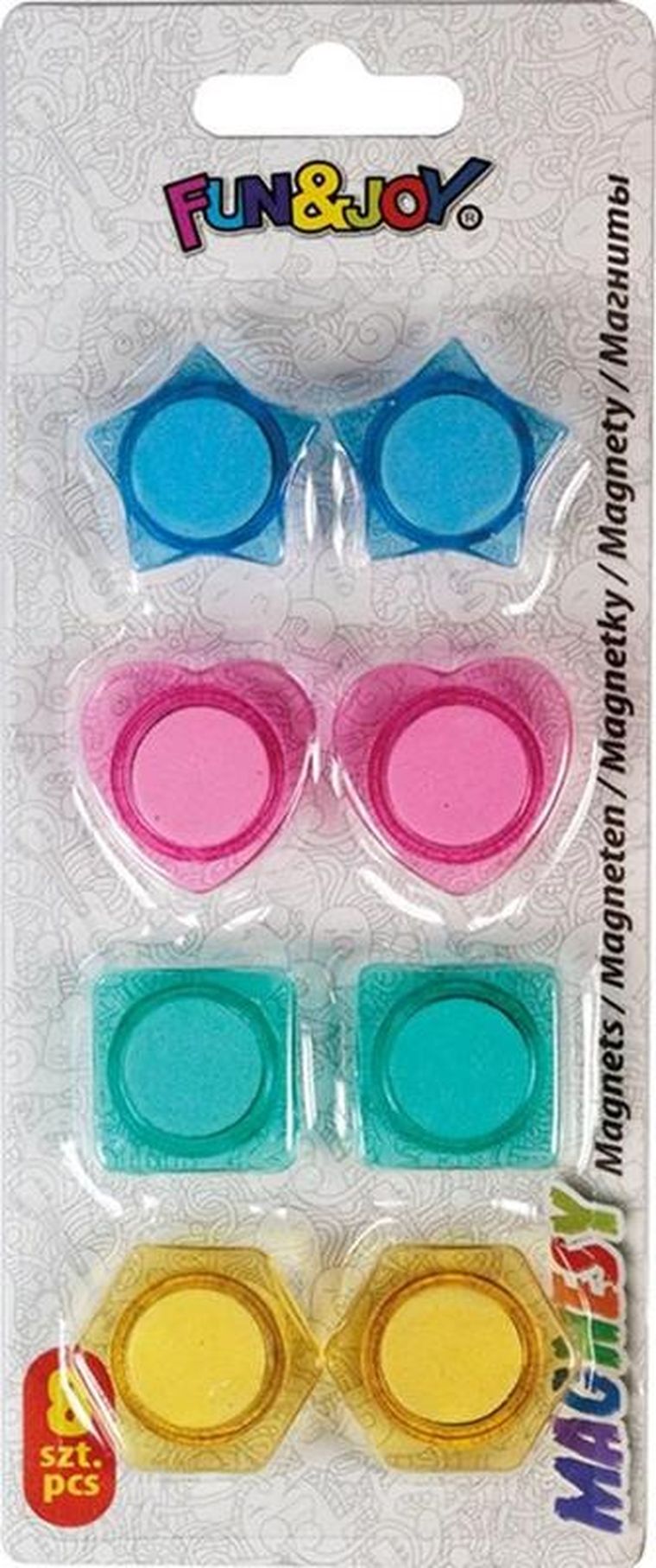 Titanum, magnesy do tablic, 28mm, 8 szt.