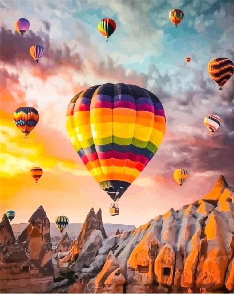 Titanum, malowanie po numerach, Kapadocja, 40-50 cm