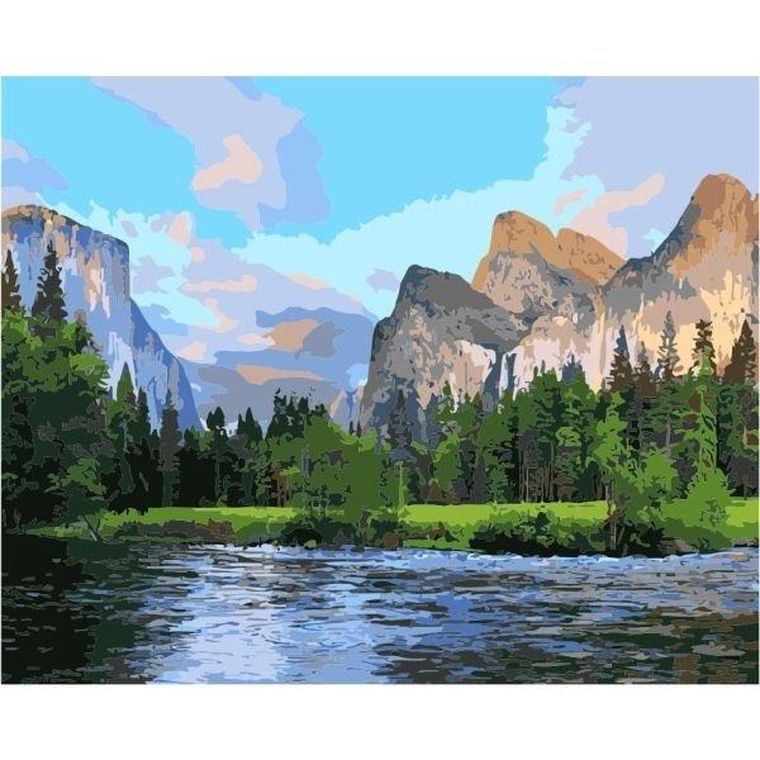 Titanum, malowanie po numerach, Park narodowy, 40-50 cm