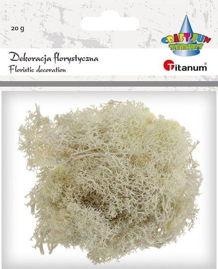 Titanum, mech chrobotek, beżowy, 20g